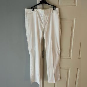 Men’s White Nike Dri-fit Golf Pants